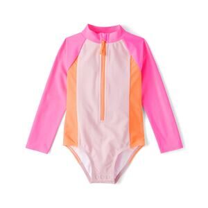 The Children’s Place Girl's Small Colorblock Rashguard One Piece Swimsuit K25-27